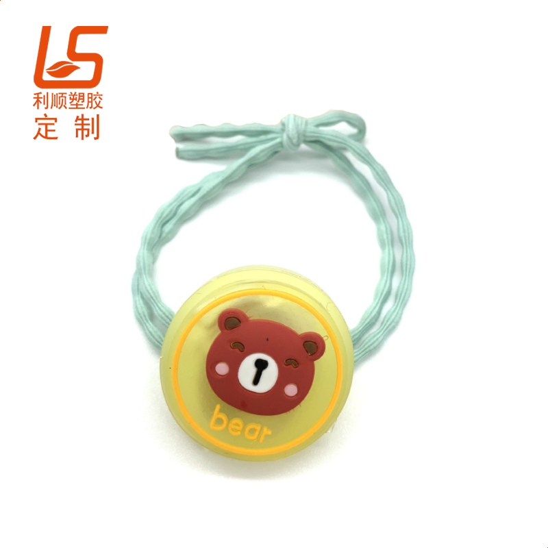 定制卡通閃光驅蚊發繩 軟件LED發光發圈頭繩